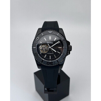 Custom Seiko Mod • Full black Open-Heart Yachtmaster • 40mm